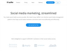 Tablet Screenshot of buffer.com